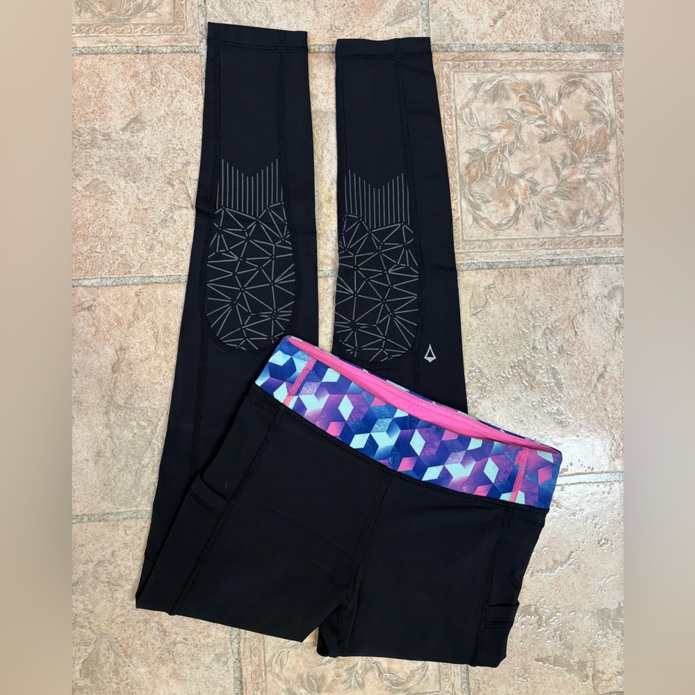 Ivivva leggings with pockets